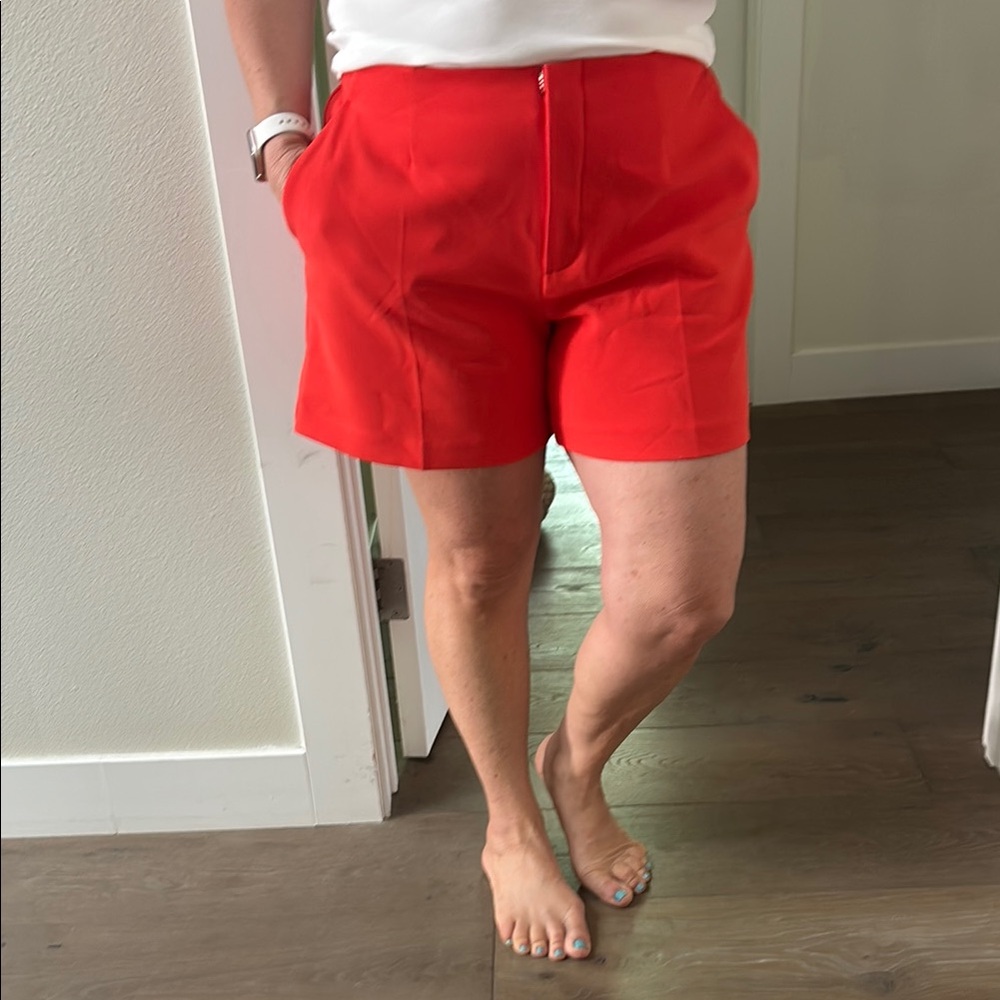 NWT Trina Turk Valera  Red Women's Shorts Size 8